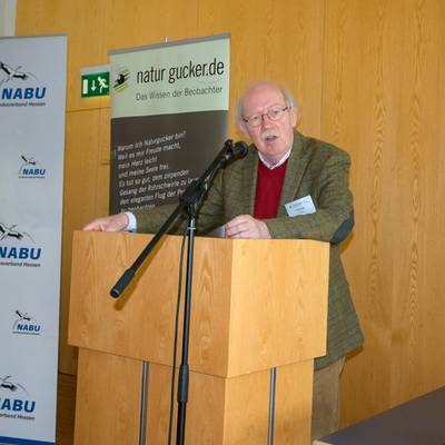 Prof. Dr. Peter Finke hielt den Leitvortrag des NABU|naturgucker-Kongresses 2017, (c) Gaby Schulemann-Maier