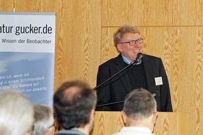 Dr. Gregor Hagedorn vom Museum für Naturkunde Berlin stellte die zukünftige Kooperation des Museum mit naturgucker.de vor, (c) Gaby Schulemann-Maier