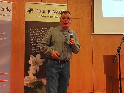 Landwirt Wolfgang Klotz beim Leitvortrag, (c) Gaby Schulemann-Maier