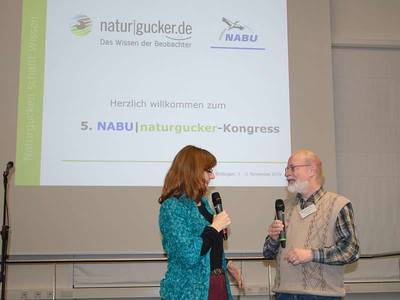 Gaby Schulemann-Maier von naturgucker.de interviewte Dr. Uwe Westphal // (c) Stefan Munzinger